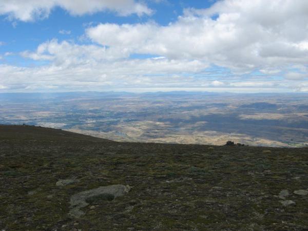 Looking towards Omakau, Naseby, Ranfurly and Danseys Pass from the Old Man Range