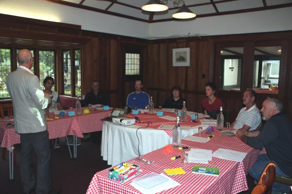 Team leader training wih Malcolm Eadie