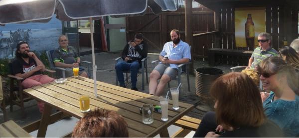 Ethan, Robin B,Zac, Hamish,Tim,Craig (obscured),Amanda (obscured),Dianne,Robin G,Margaret