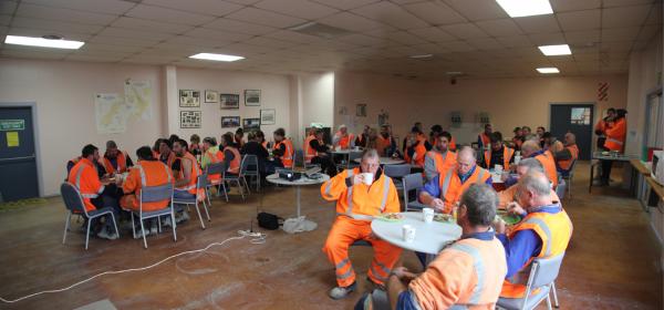 Staff Quarterly Barbeque Breakfast - the whole team
