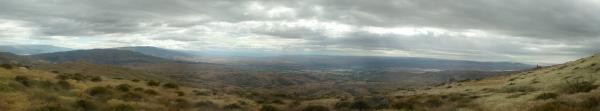 Looking towards Cromwell from the Old Woman Range
